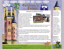 Tablet Screenshot of childrens-palace.com